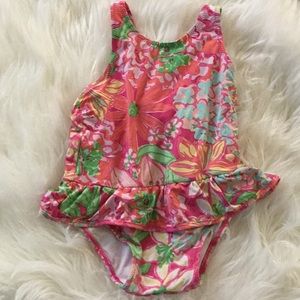 Lilly Pulitzer floral bathing suit